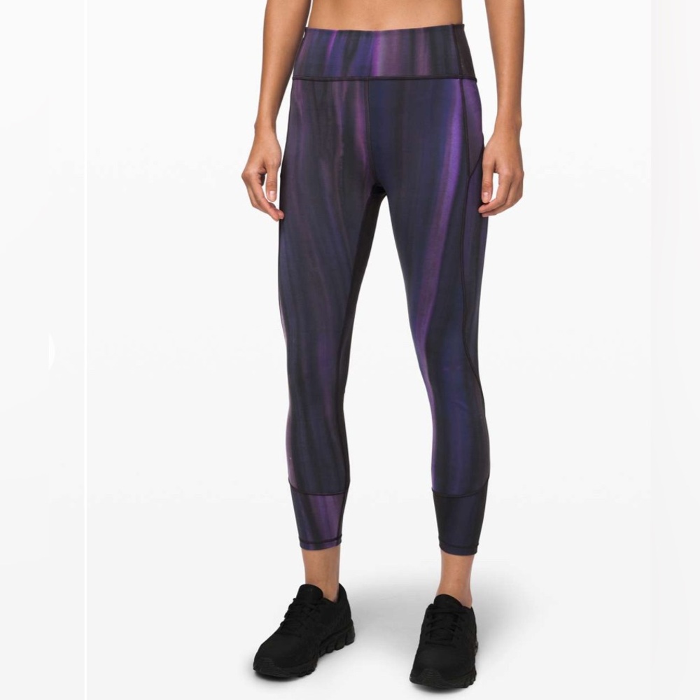 Champion Duodry purple tie dye workout leggings